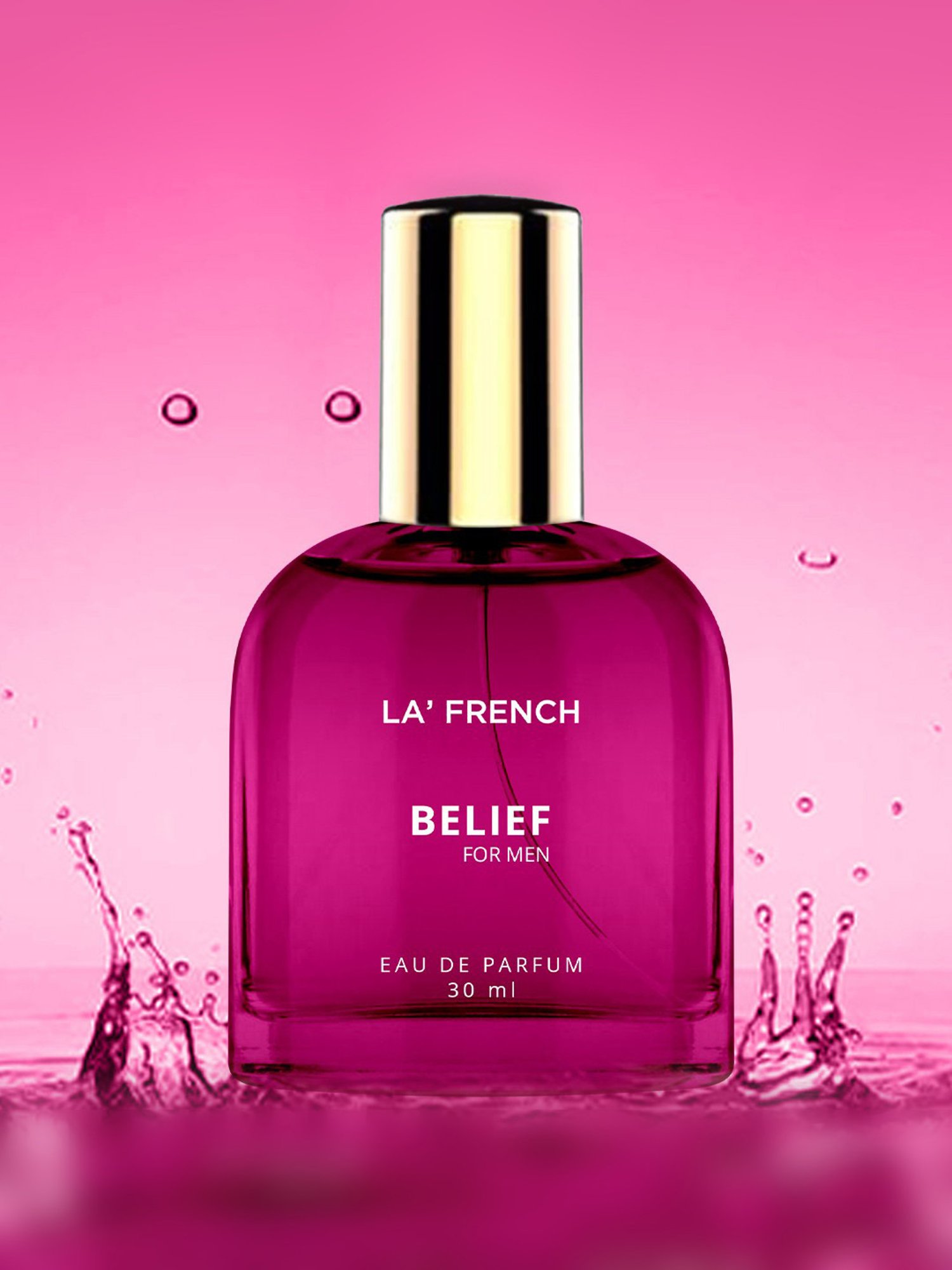 La'french Belief Eau de Parfum for Men - 30 ml