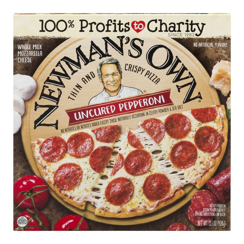 Newman's Own All Natural Thin & Crispy Uncured Pepperoni Frozen Pizza - 15.1oz