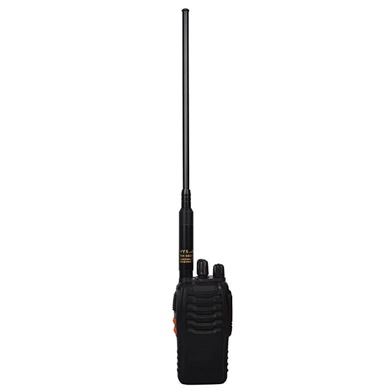 VHF UHF 144430MHz Ham Handheld Radio Retractable Telescopic Antenna SMA Female 43inch for KenwoodTYTBaofeng UV5R BF888s Wouxun TwoWay Radio
