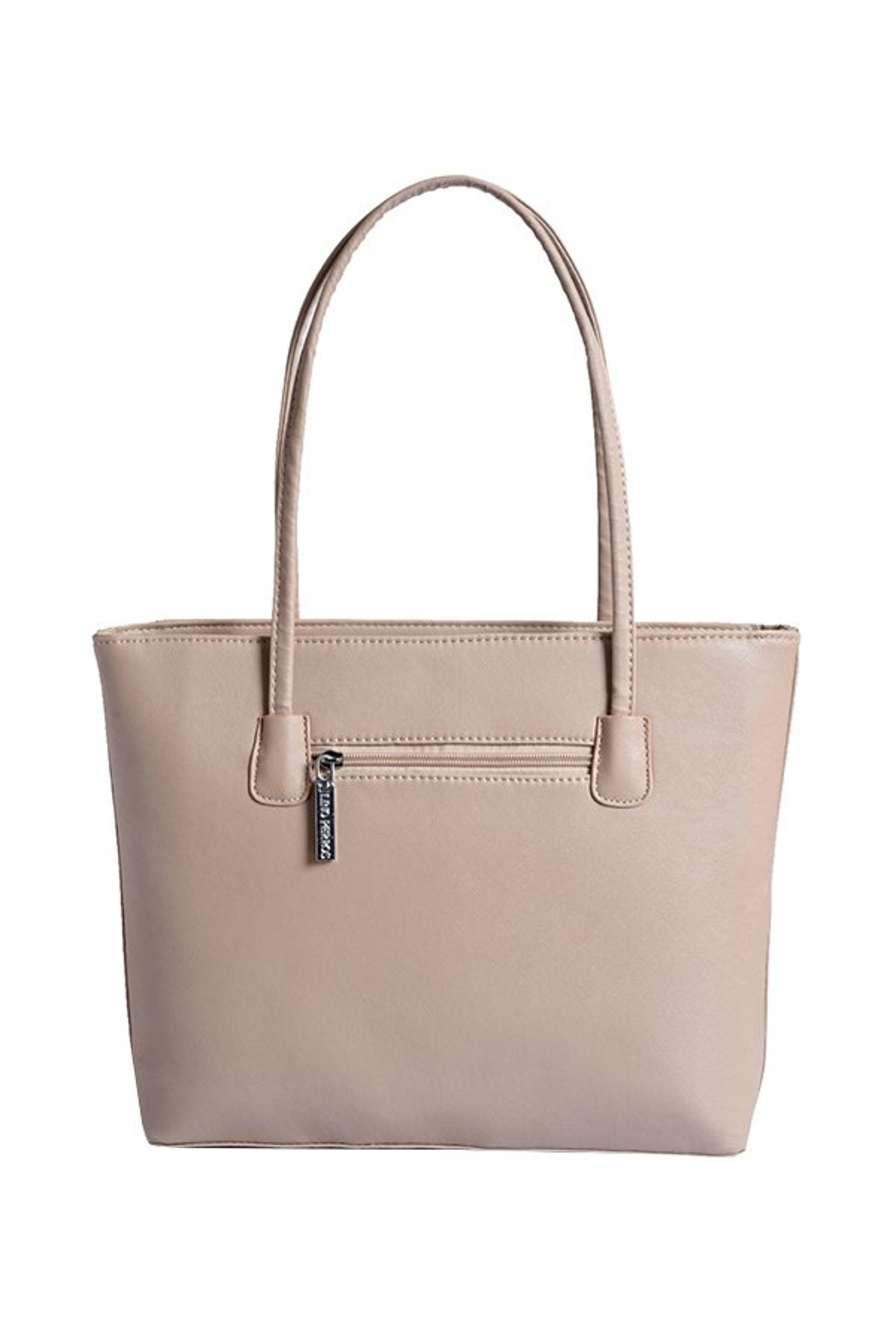 Lino Perros Beige Solid Shoulder Bag
