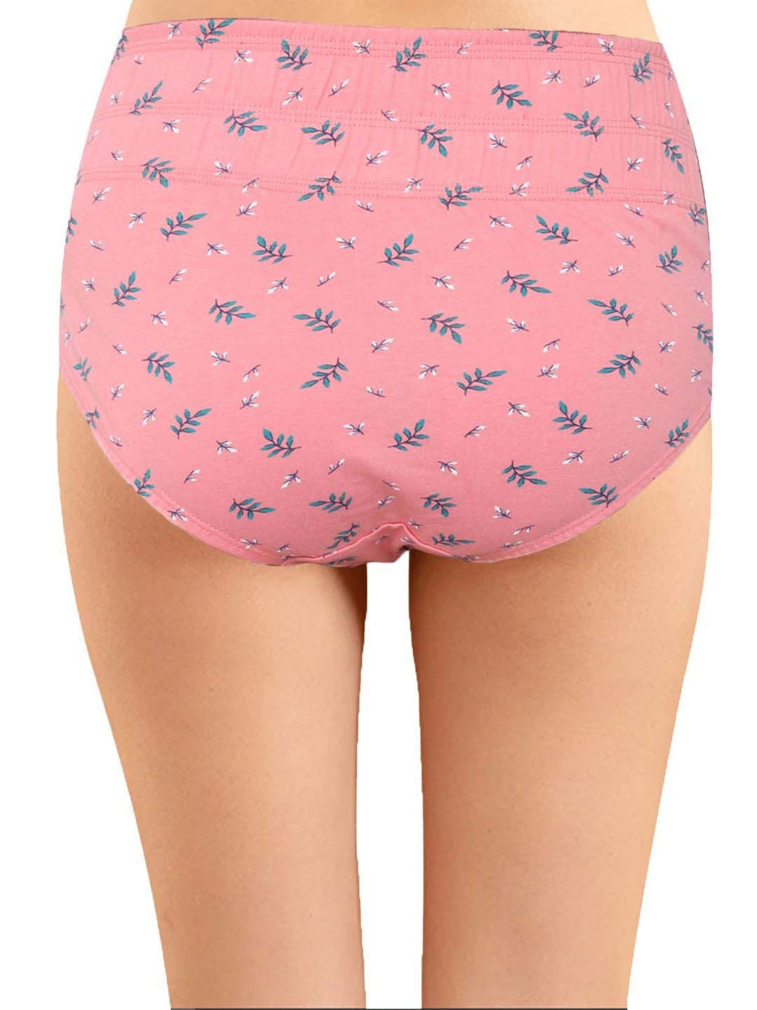 IN CARE Pink & Blue Cotton Printed Hipster Panties - Pack Of 3