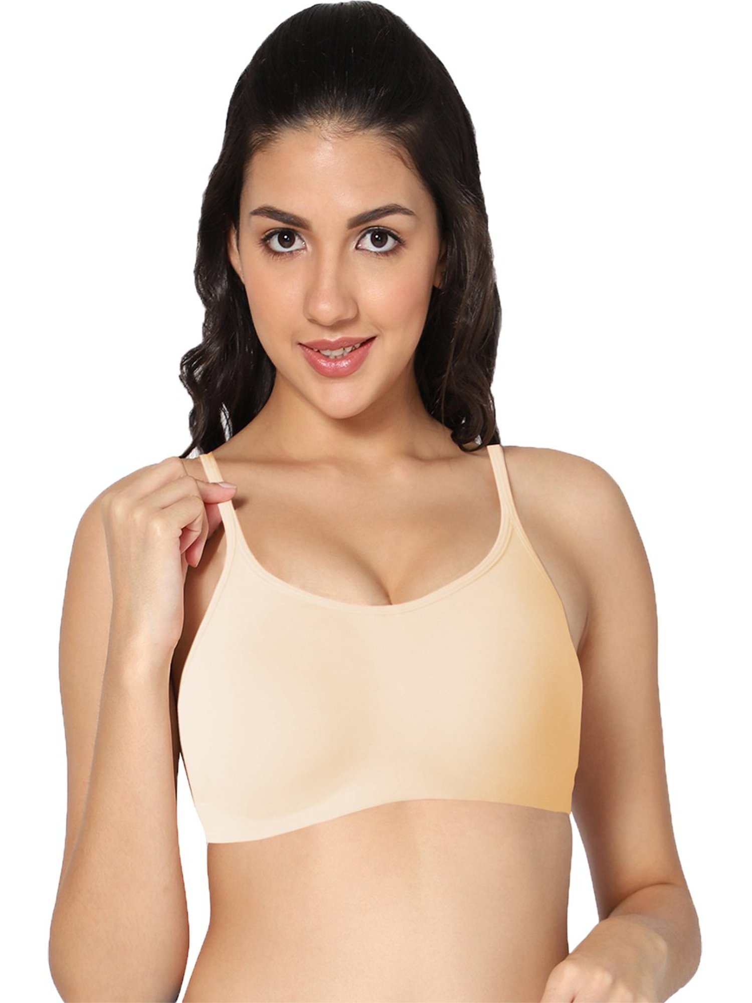 IN CARE Beige Sports Bra