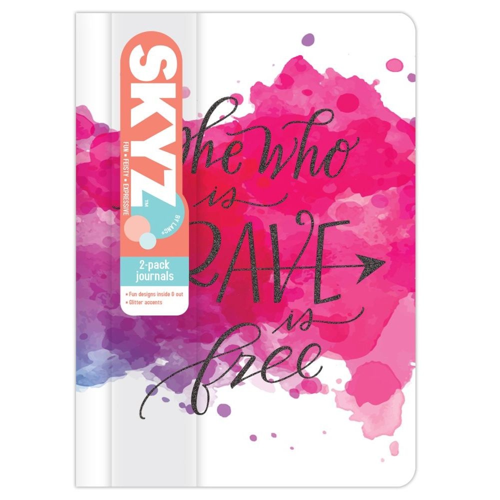 SKYZ by LANG,  PERFECTLY BRAVE 2 PACK JOURNAL SET