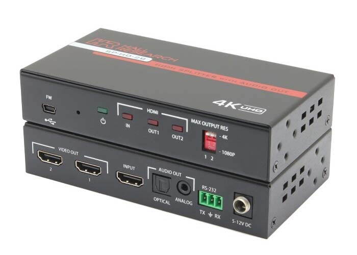 Hall Technologies SP-HD-2B 2-Channel HDMI Splitter w/3-Yr Warranty