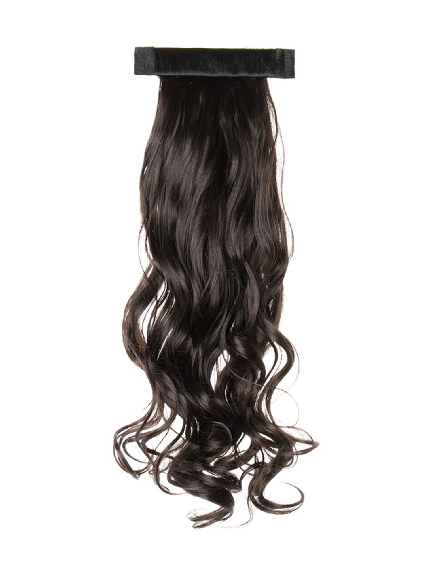 Streak Street Clip-In Soft Curls Dark Brown Pony Tail Hair Extension