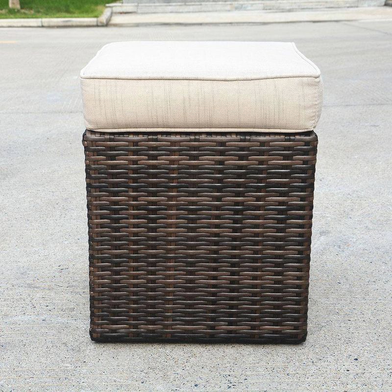 Mulan 7pc Wicker Patio Conversation Set - Direct Wicker