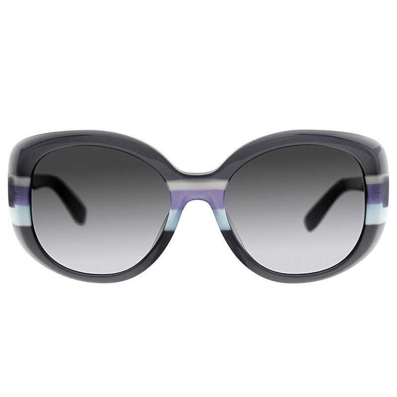 Salvatore Ferragamo  025 Womens Oval Sunglasses Grey Azure 54mm