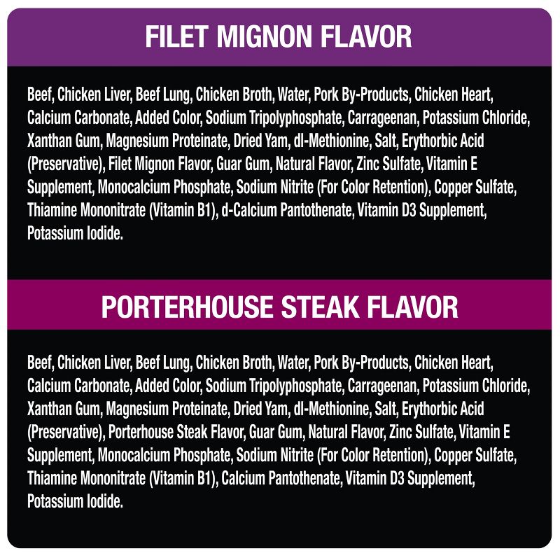 Cesar Steak Lovers Wet Dog Food - 3.5oz/24ct Variety Pack