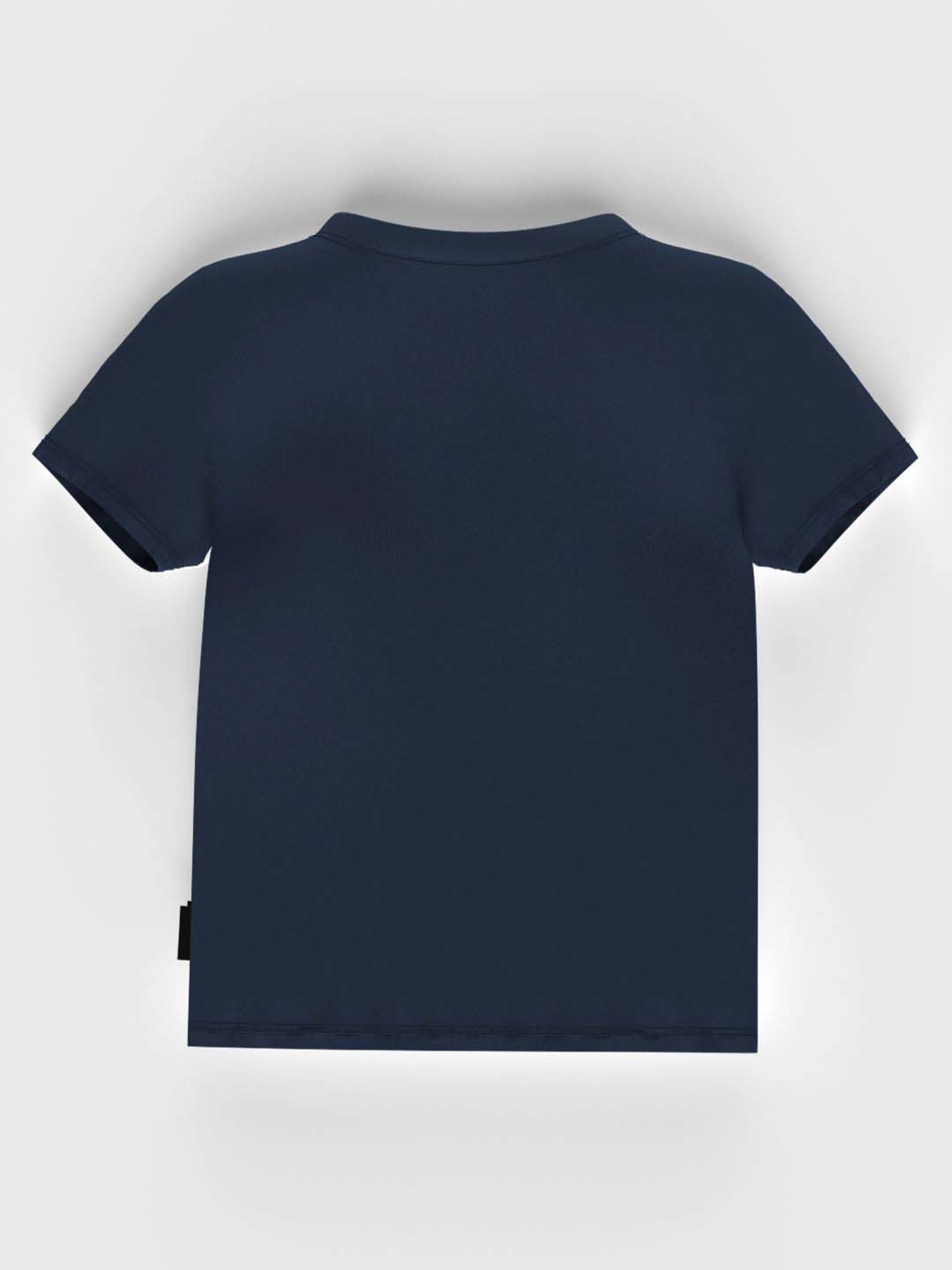 Nauti Nati Kids Navy Cotton Printed T-Shirt