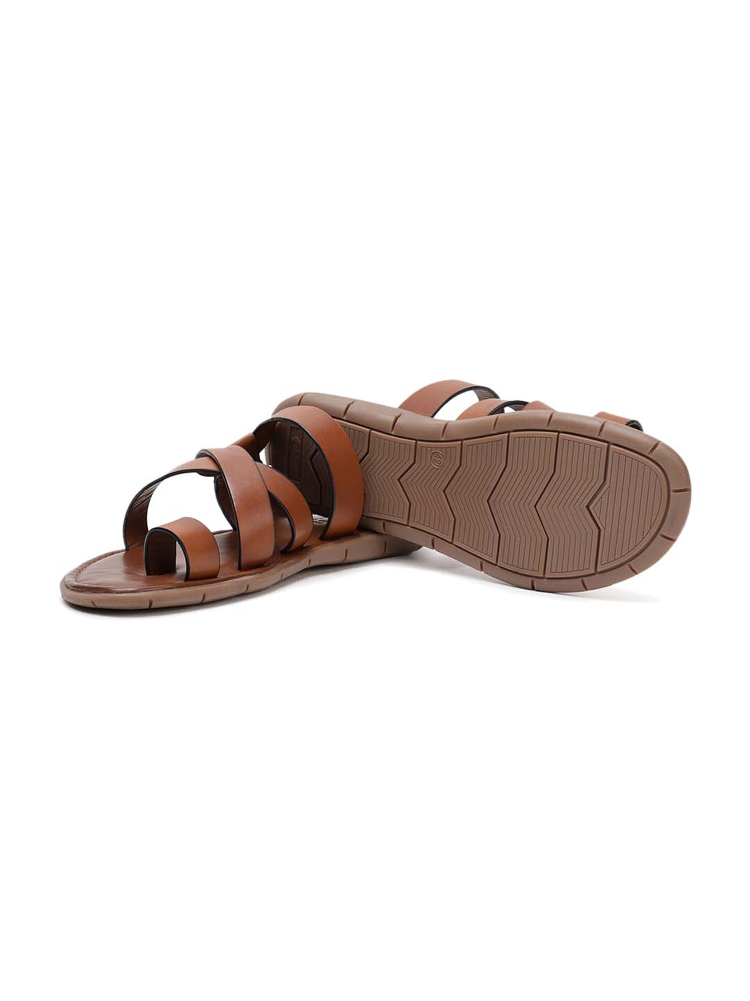 Gabicci Men's Tan Toe Ring Sandals