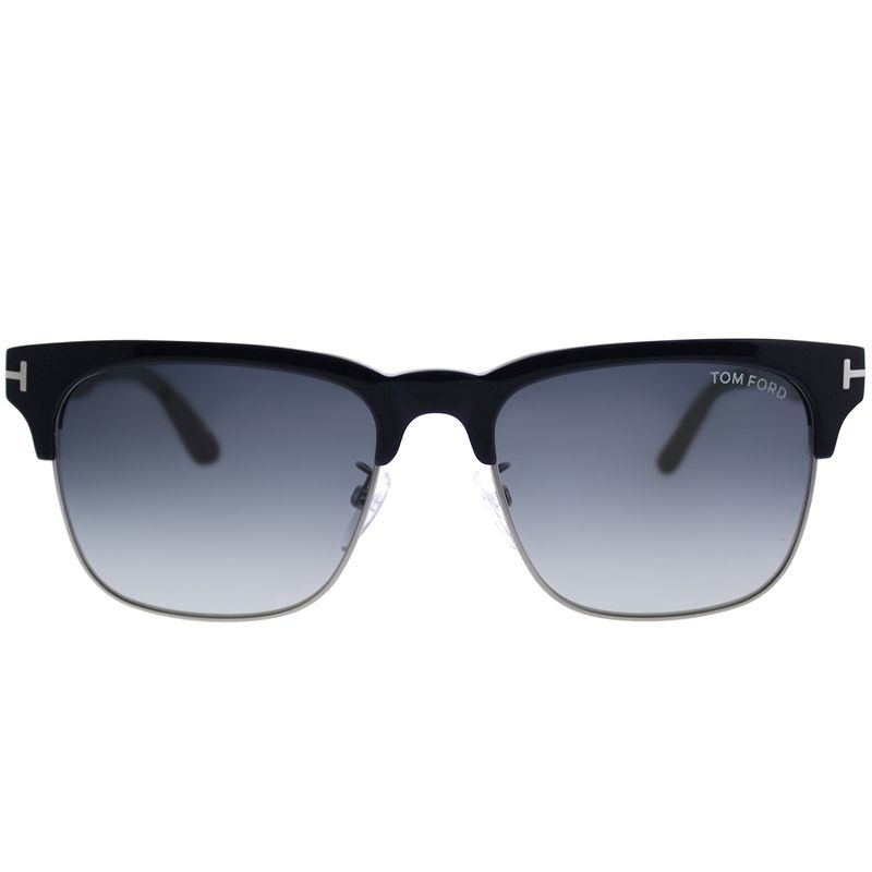 Tom Ford Louis  89W Unisex Square Sunglasses Blue Horn 55mm
