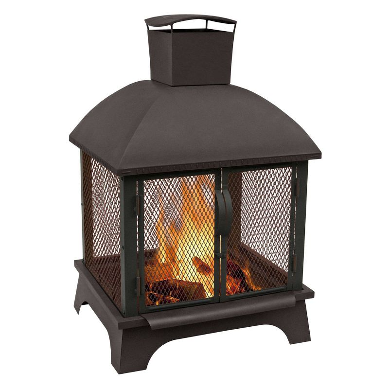 22" Redford Wood Burning Fireplace - Black - Landmann