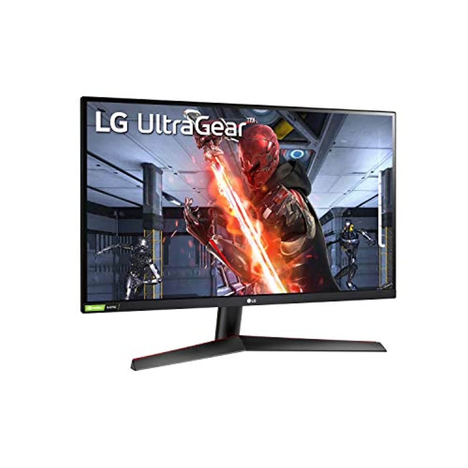 LG 27GN800-B 27 Inch Ultragear QHD (2560 x 1440) IPS Gaming Monitor with IPS 1ms (GtG) Response Time / 144Hz Refresh Rate and NVIDIA G-SYNC Compatible with AMD FreeSync Premium - Black (27GN800-B)