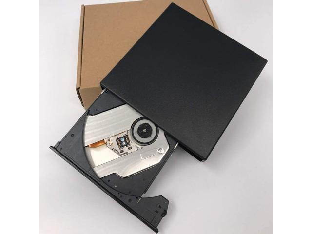 Xglysmyc USB2.0 External Blu Ray CD DVD Drive Burner,Slim Portable CD DVD RW BD-ROM Player Writer for Laptop Desktop Notebook Support Mac OS Windows XP/7/8/10 (Black)