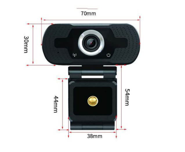 KINGZONE Webcam for PC, 1080P Full HD Web Camera with Microphone for Desktop Mac Smart TV, with USB Plug, Compatible for Win10/8/8.1/7/XP Linux for Skype, Streaming, Teleconference, Video Chat