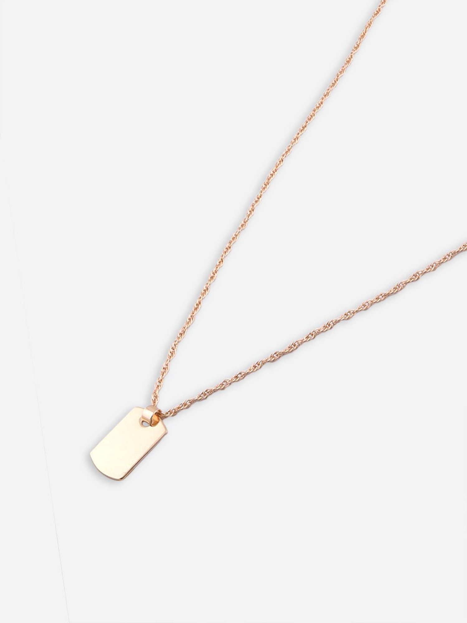 The Bro Code Gold-Plated Dog Charm Necklace For Men