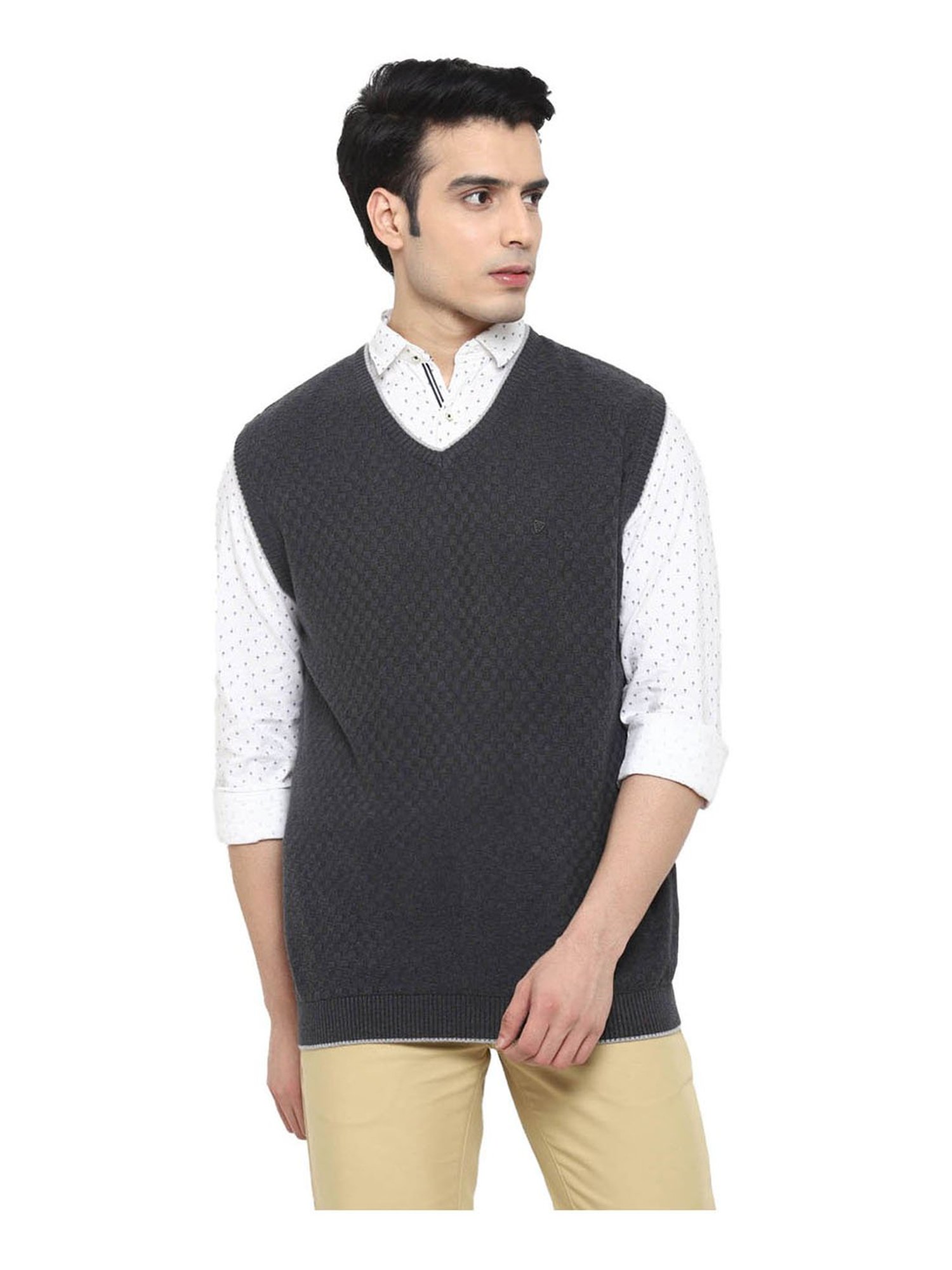 Turtle Grey Regular Fit Pullover