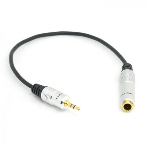 CHENYANG Audio Aux 6.35mm 1/4" Female to 3.5mm 1/8" Male Stereo Headphone Plug Adapter Converter Cable 20cm