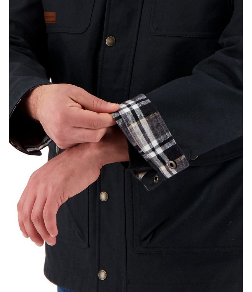 Obermeyer Oliver Waxed Cotton Flannel lined Jacket