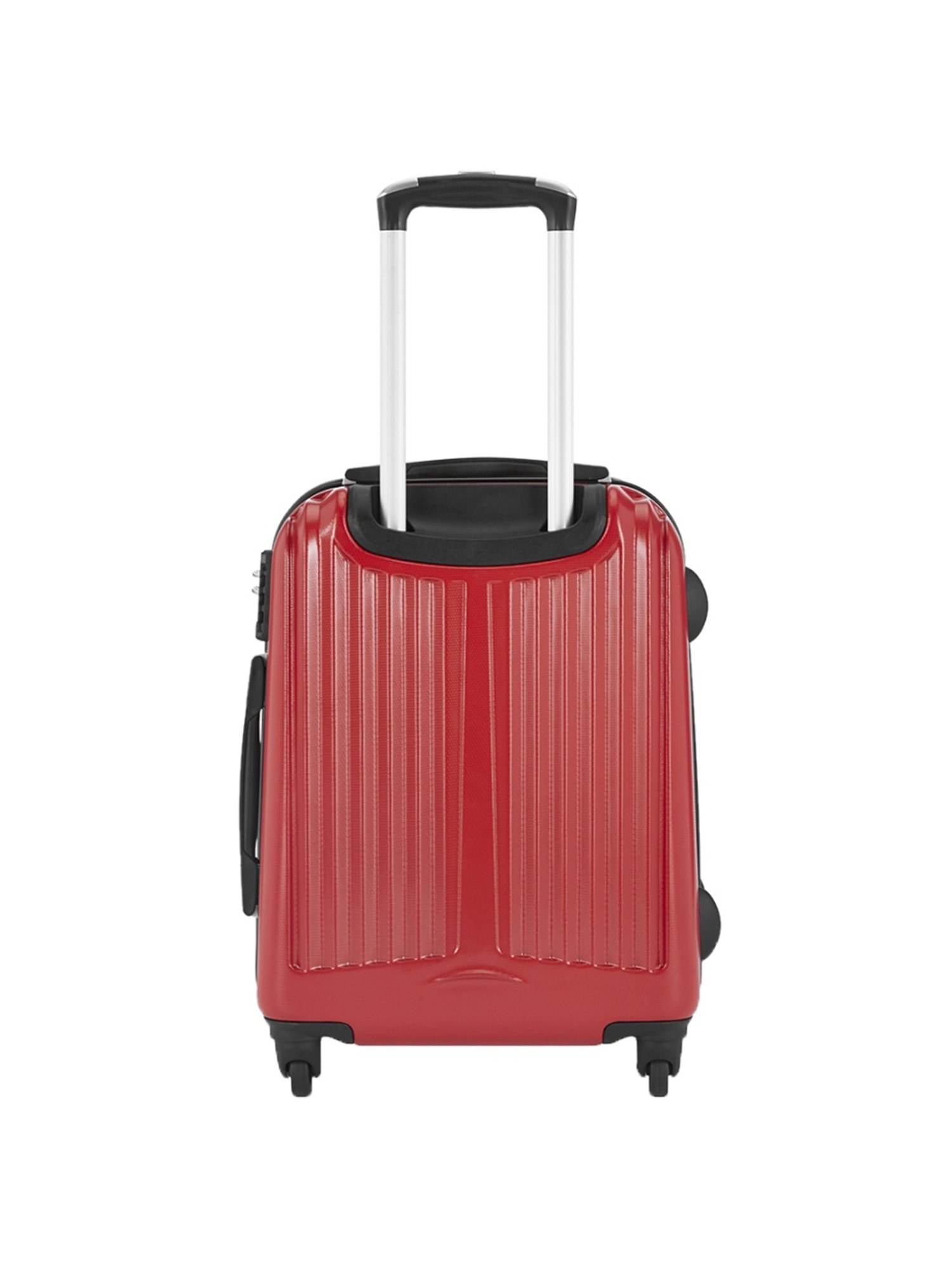 Tommy Hilfiger Crystal Red 4 Wheels Medium Hard Cabin Trolley - 39 cm