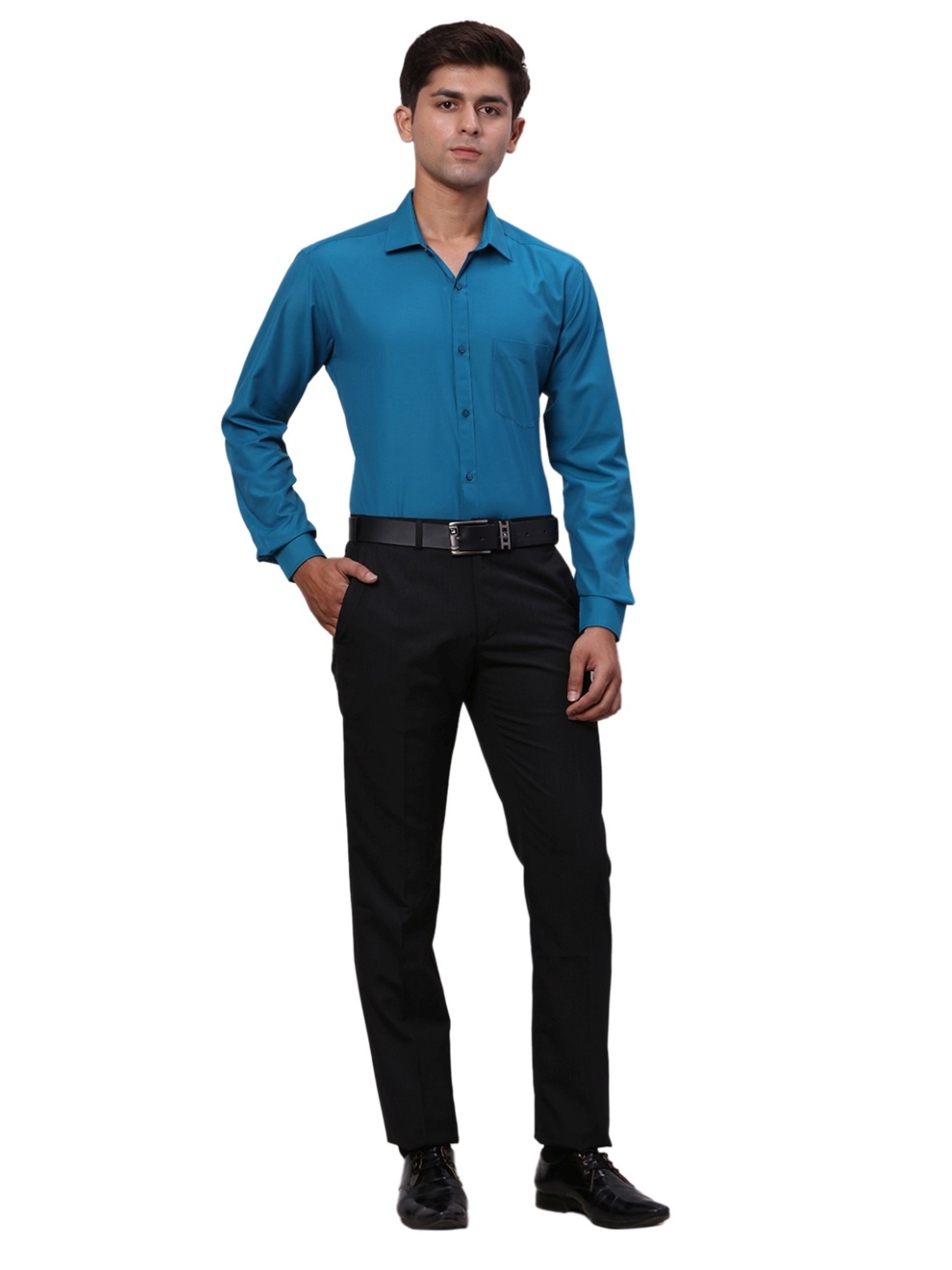 Raymond Black Slim Fit Trousers