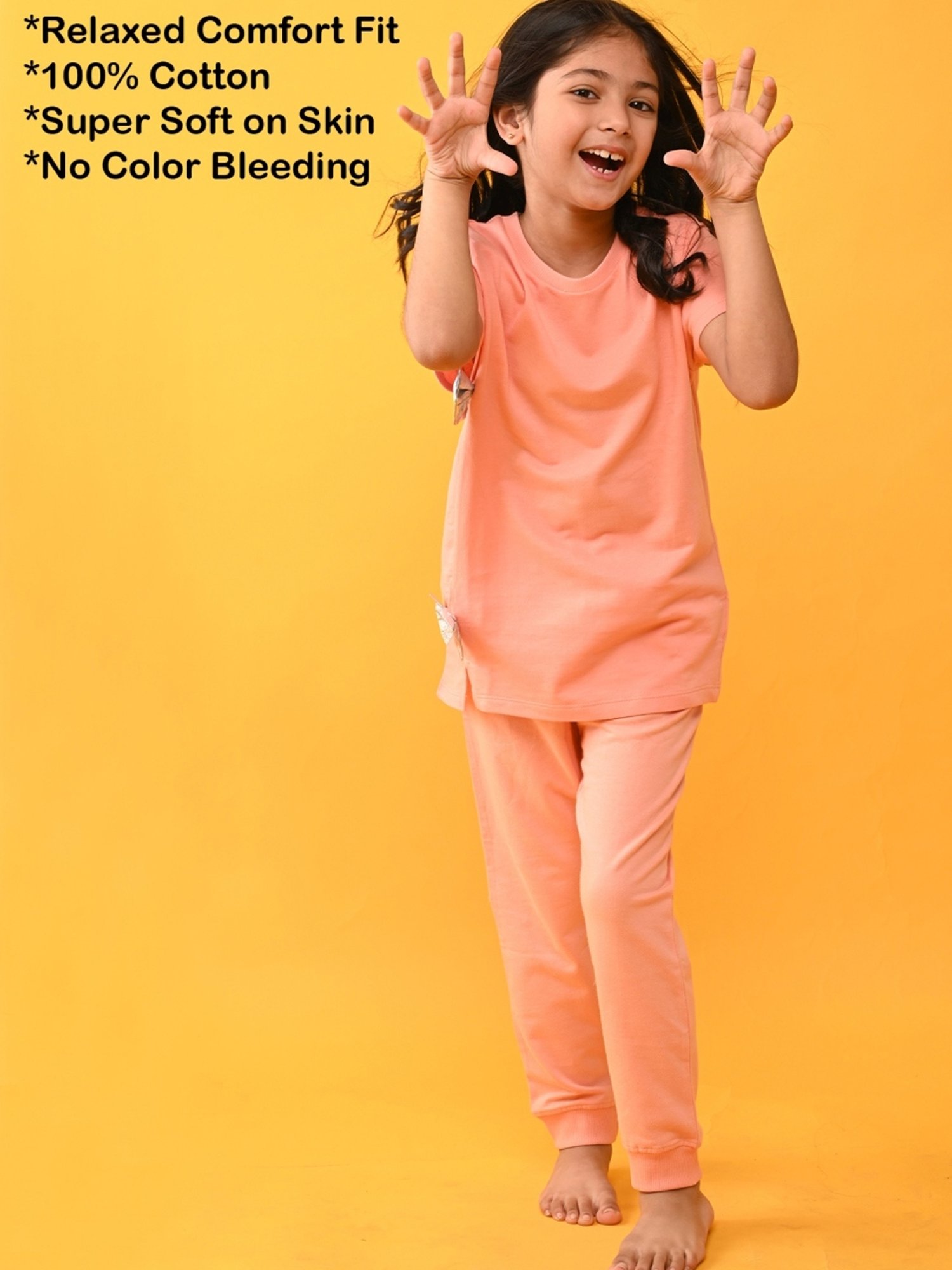 Jockey Girls Black Printed Shorts