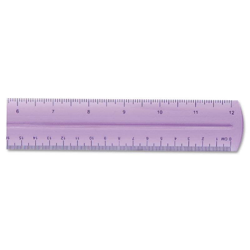 Westcott 12" Jewel Colored Ruler 12975