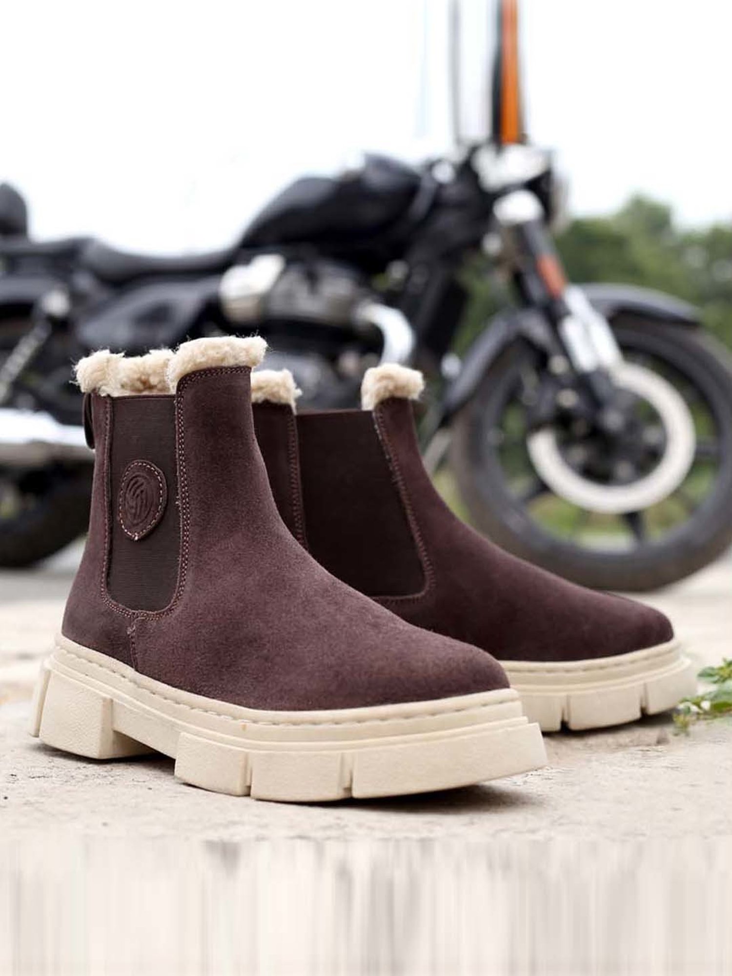 Bacca Bucci Men's ALPINE ARMOR Brown Chelsea Boots