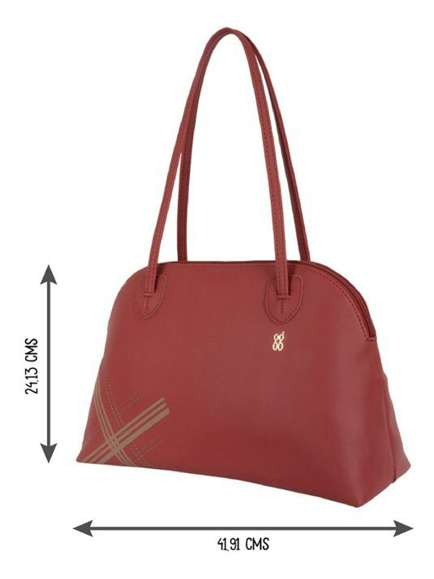 Baggit Red Solid Shoulder Bag
