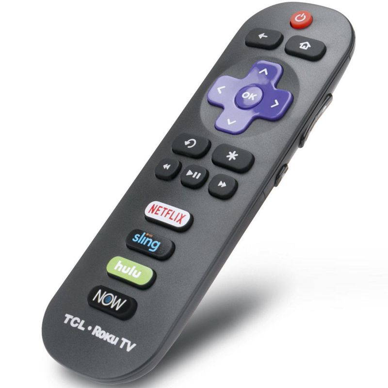 New RC280 Remote Confontrol for TCL ROKU TV with NETFLIX Sling Hulu NOW APP key