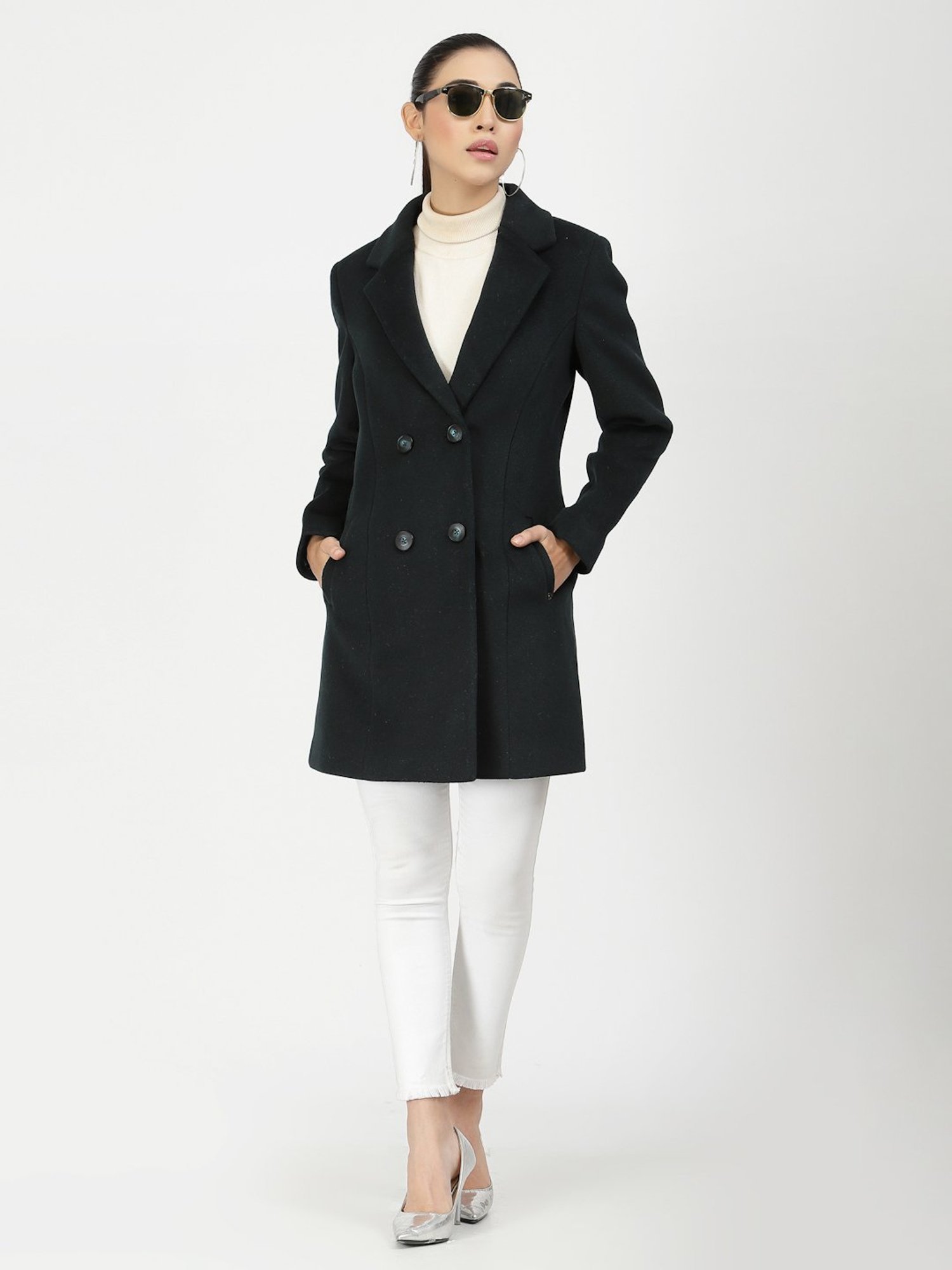 Juelle Dark Navy Over Coat