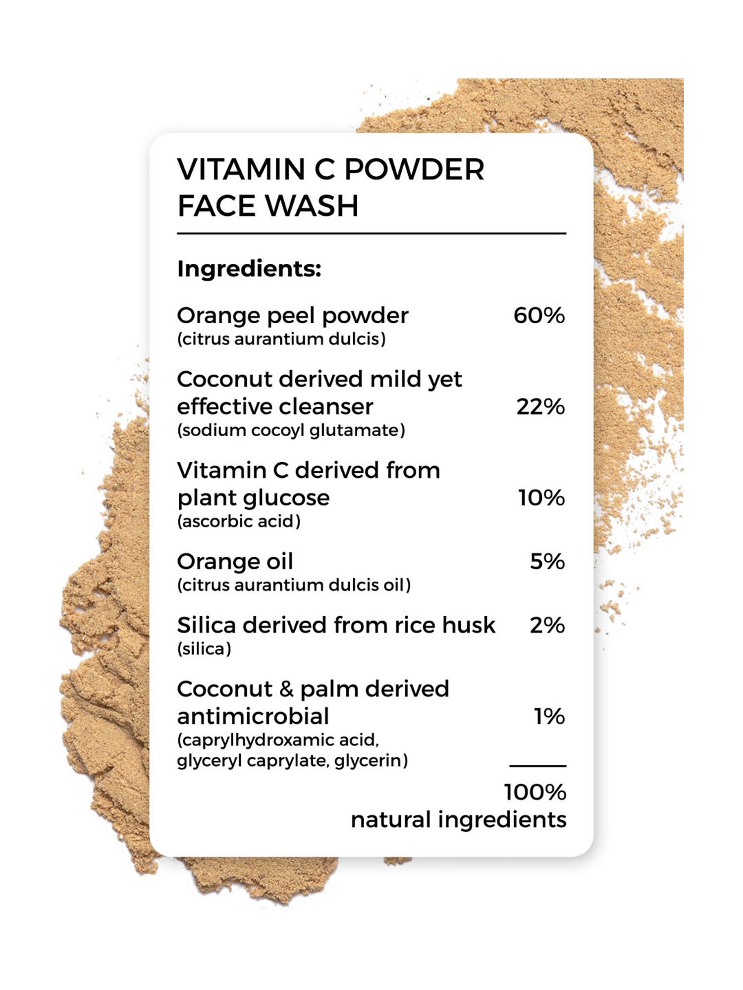 Brillare Vitamin C Powder Face Wash - 30 gm