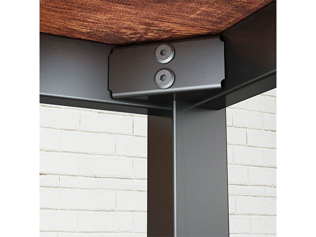 Computer Desk 63" Modern Sturdy Office Desk PC Laptop Desk Study Writing Table for Home Office Workstation,Sandalwood,GT173