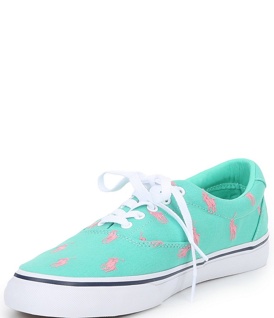 Polo Ralph Lauren Men's Thorton Embroidered Lace-Up Sneakers