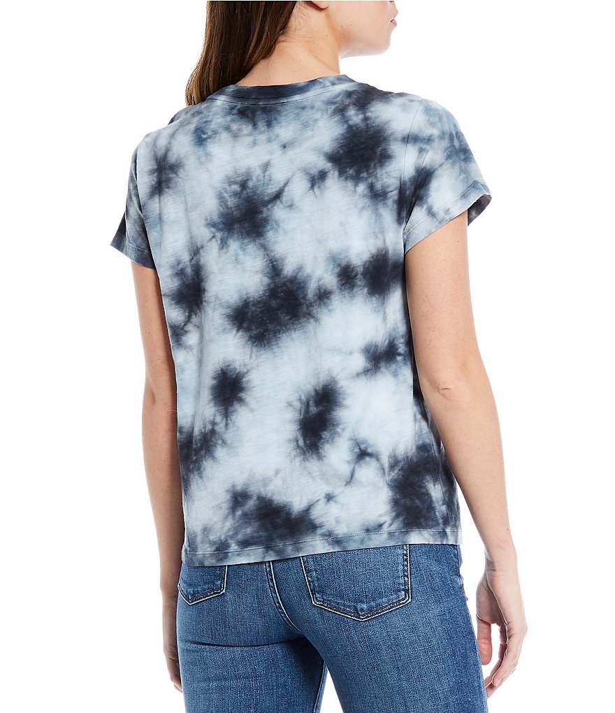 Sanctuary Tie Dye Crew Neck Short Sleeve Perfect Tee