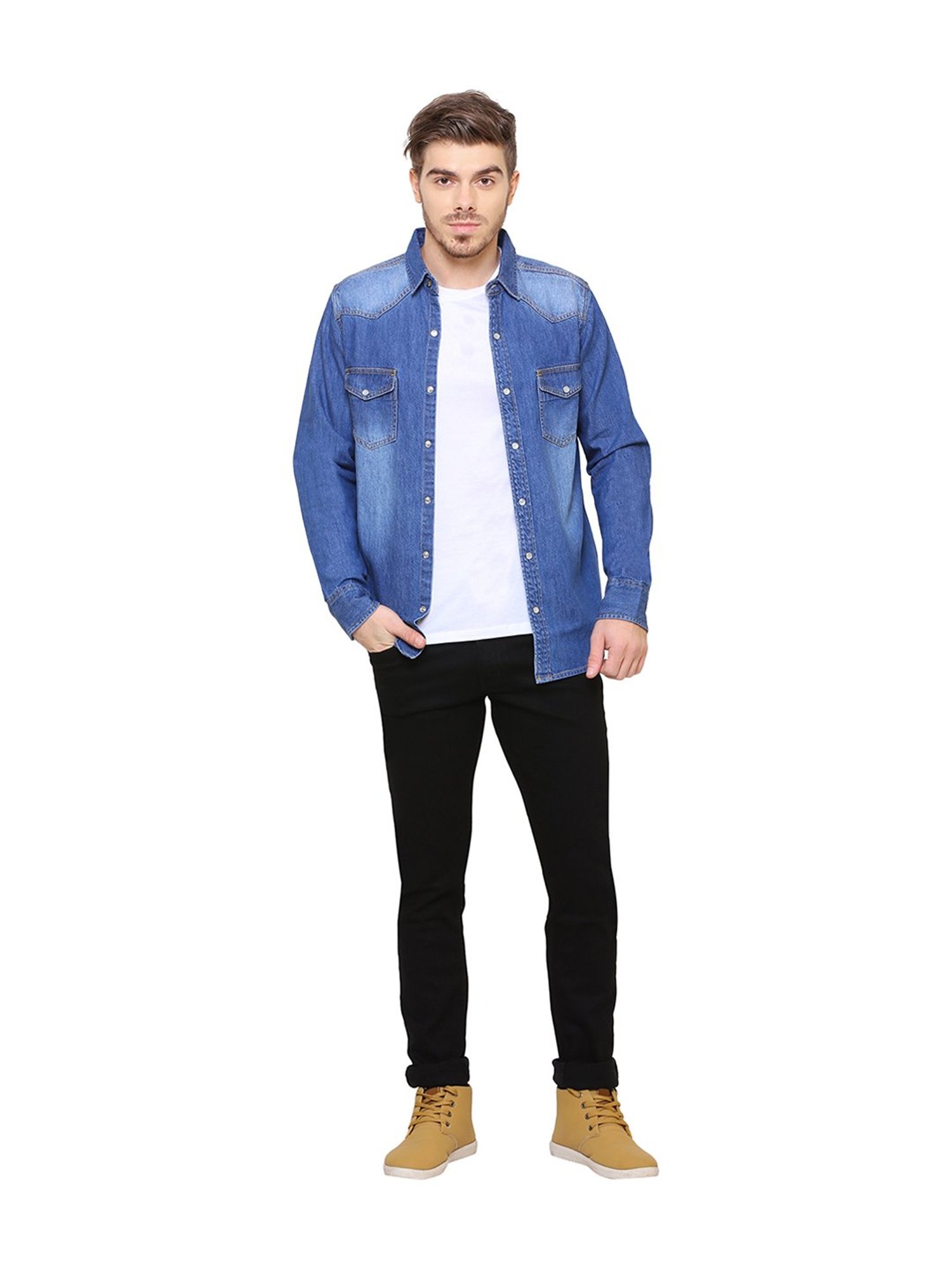 Southbay Light Blue Slim Fit Shirt