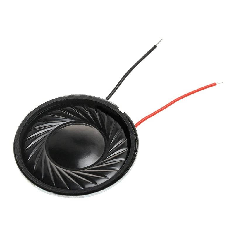 2W 8 Ohm Micro Internal Speaker Magnet Loudspeaker 28mm Dia Round Metal Shell Wire DIY Slim PC Laptop4Pcs