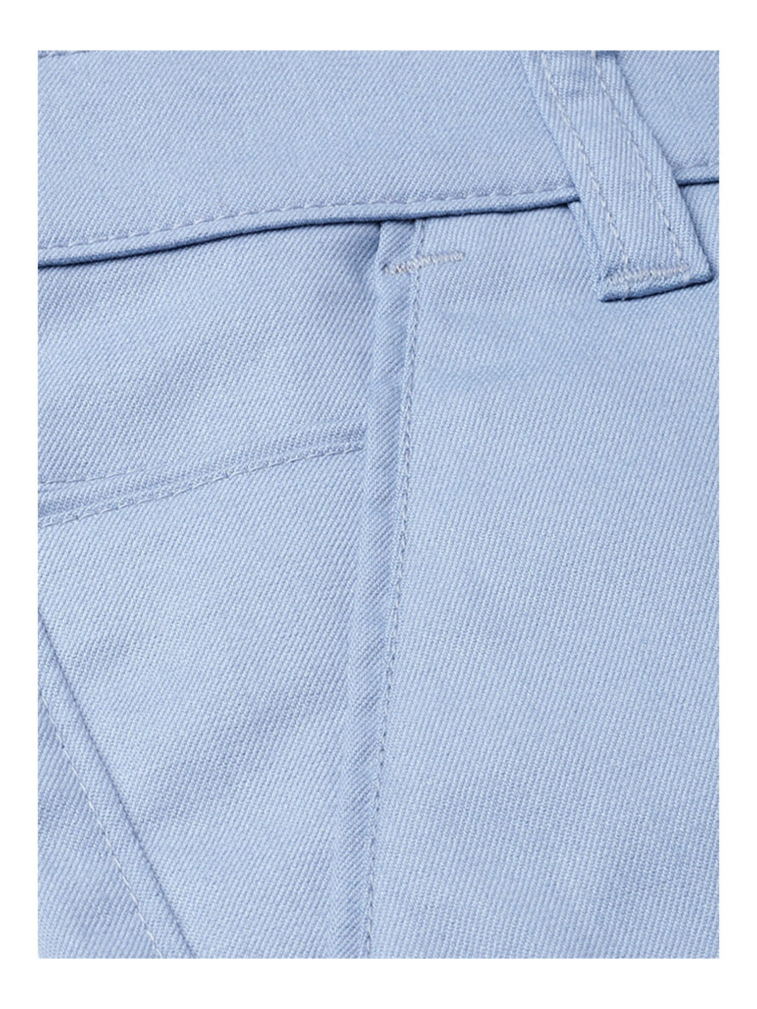 Sojanya Blue Regular Slim Fit Trousers