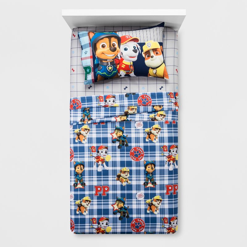 PAW Patrol Twin 3pc Preppy Pups Sheet Set