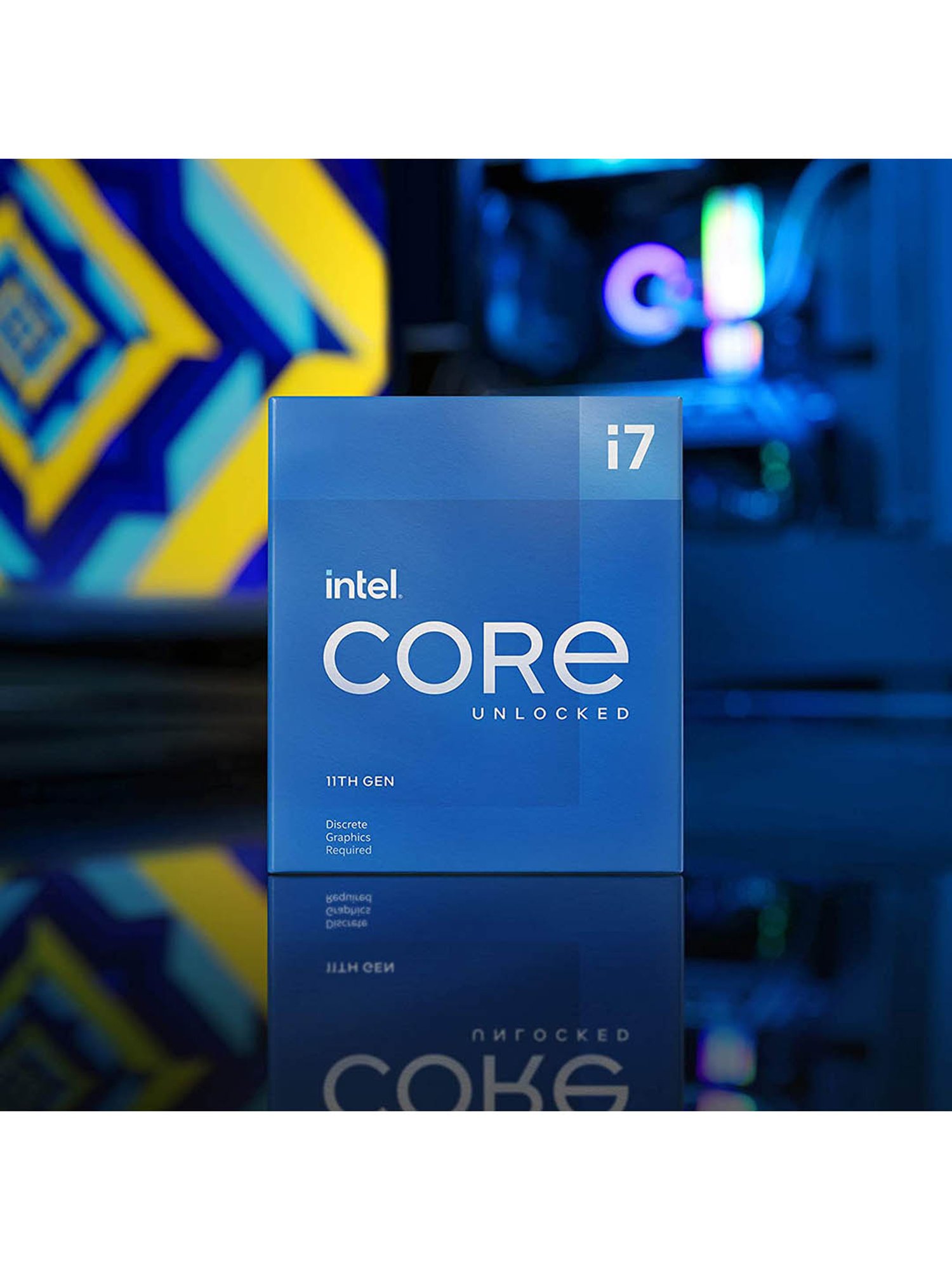 Intel Corei7-11700K 11th Gen Desktop Processor (BX8070811700K, Silver)