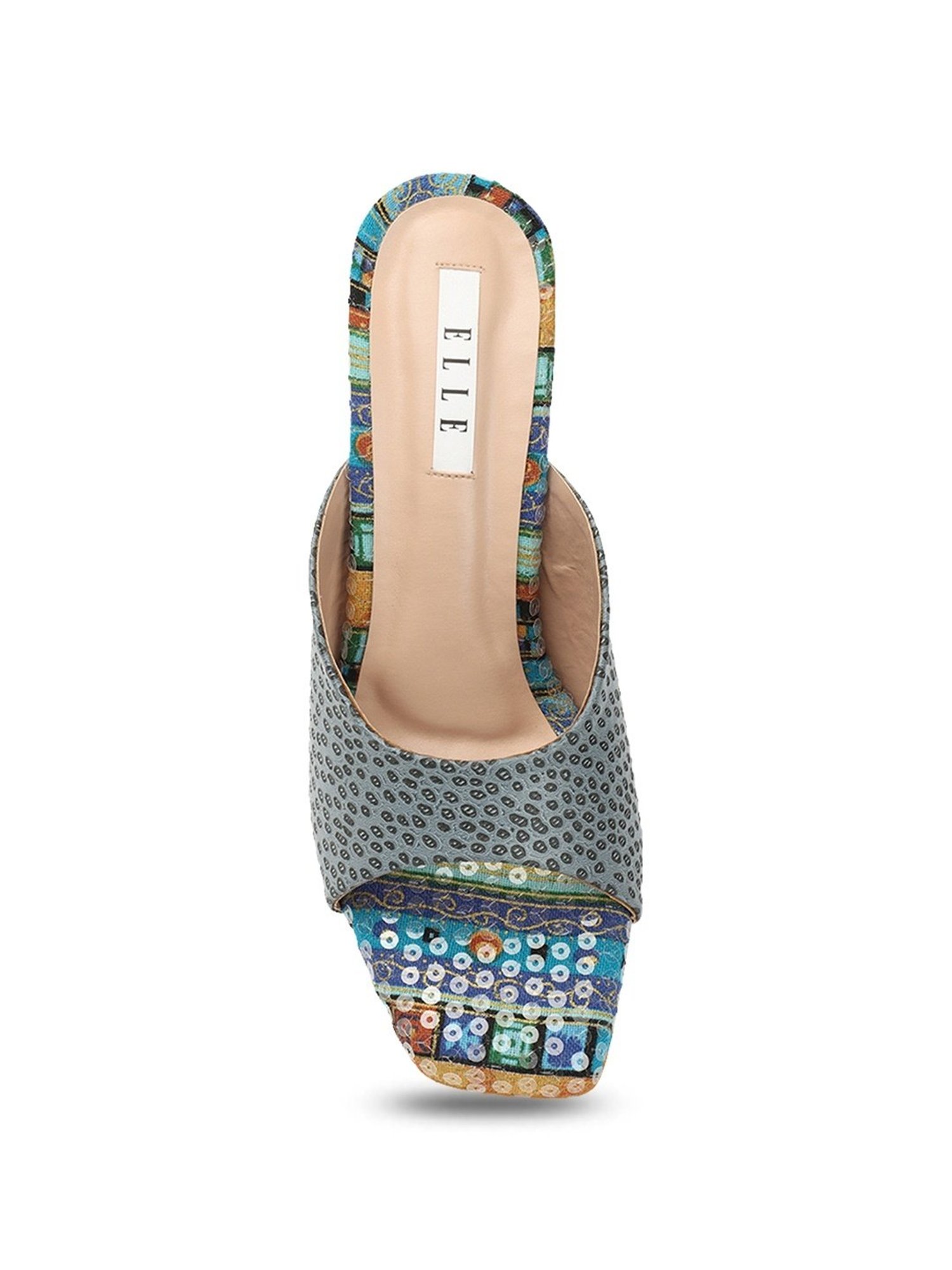 Elle Women's Grey Casual Sandals