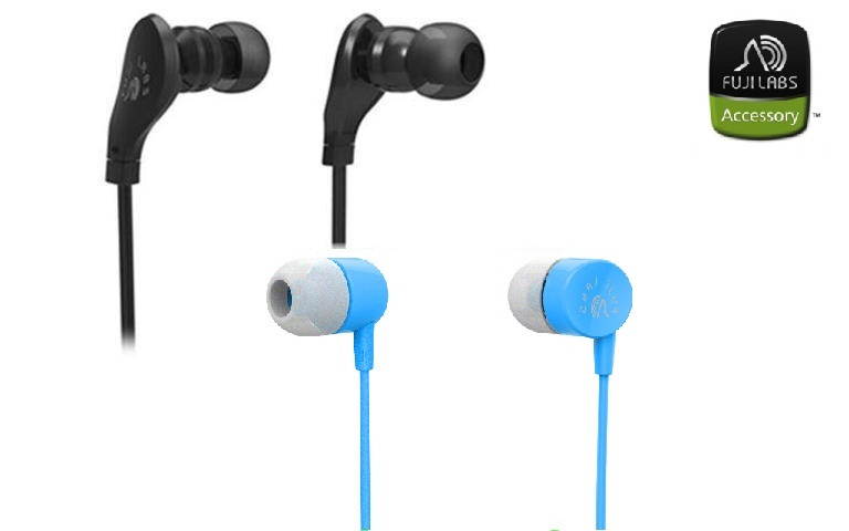 Fuji Labs AUFJ-SQNMS203 AUFJ-SQNMS101 Sonique 2-in-1 Headphones Bundle