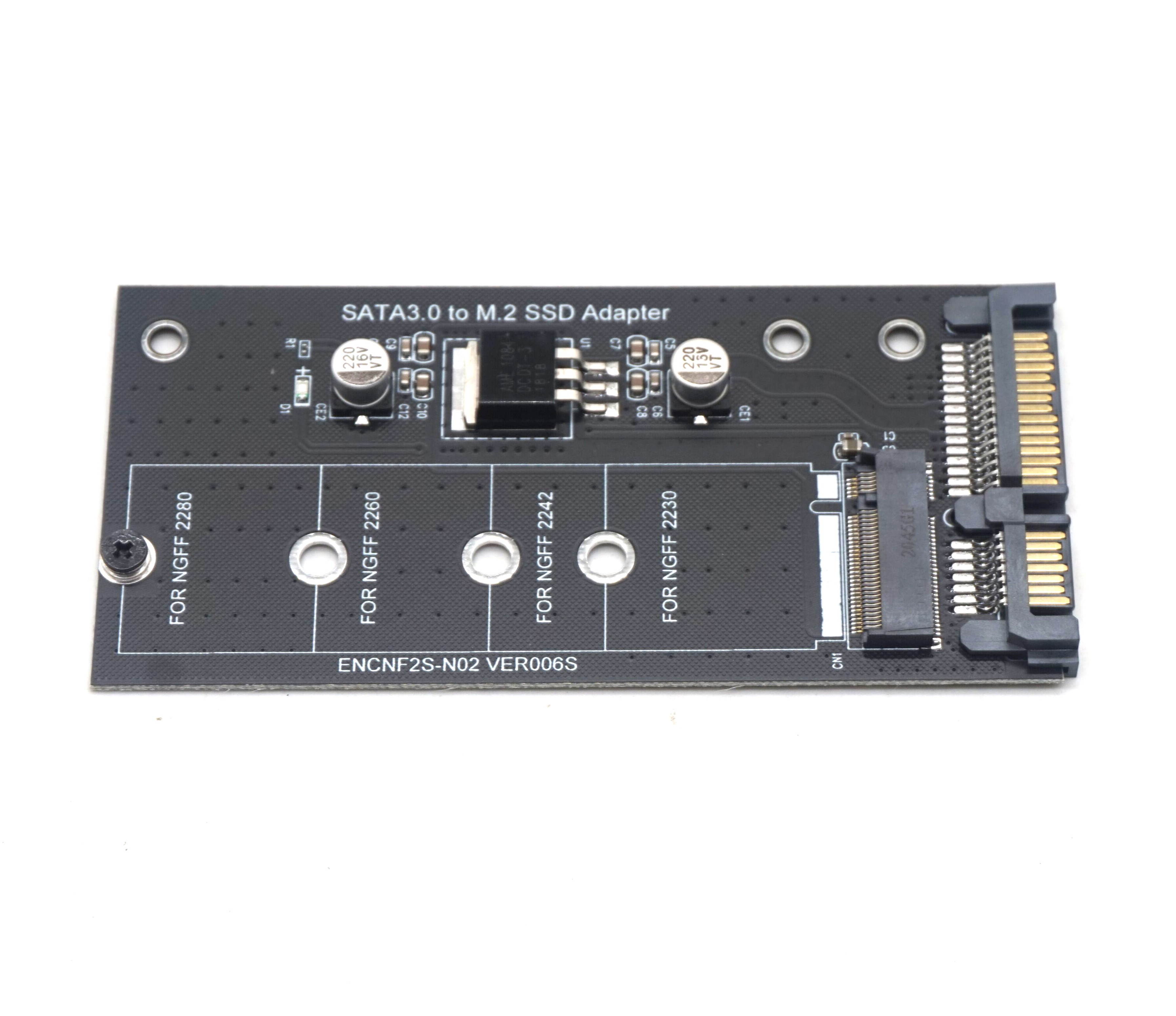 Weastlinks NGFF M.2 Adapter M2 SATA3 Raiser M.2 to SATA Adapter SSD M2 to SATA Expansion Card B Key Support 30/42/60/80mm