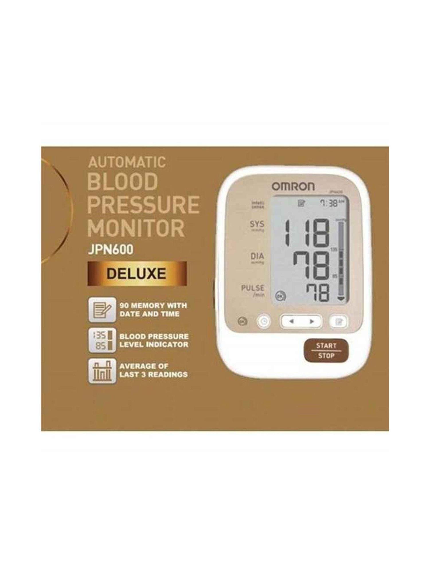 Omron JPN600 Automatic Blood Pressure Monitor (White)