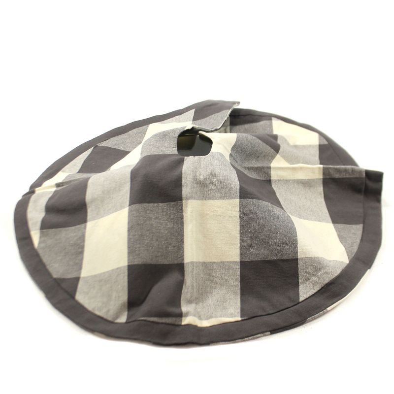 Christmas 24.0" Buffalo Check Med Tree Skirt Holiday Entertain  -  Tree Skirts