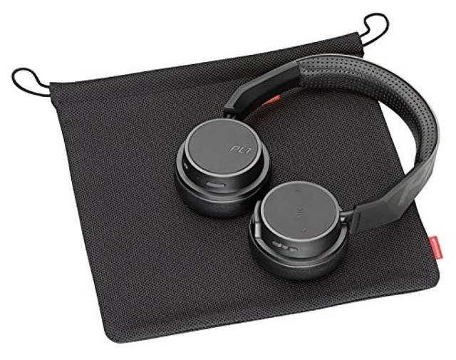 Plantronics BackBeat FIT 500 On-Ear Sport Headphones, Wireless Headphones with Sweat-Resistant Nano-Coating Technology by P2i, Black
