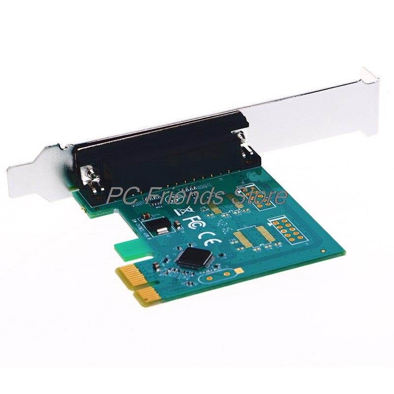 New Parallel Port DB25 25 Pin LPT Printer to PCI-E Express Card Converter Adapter 1pc-PC Friend
