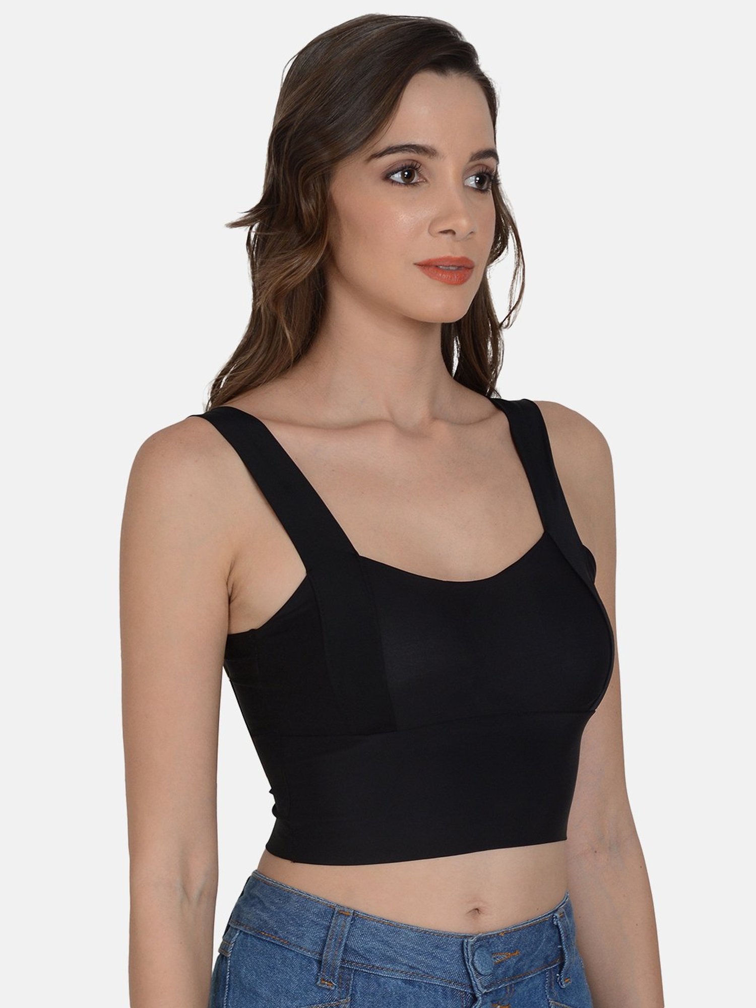 mod & shy Black Removable Padded Bralette Bra
