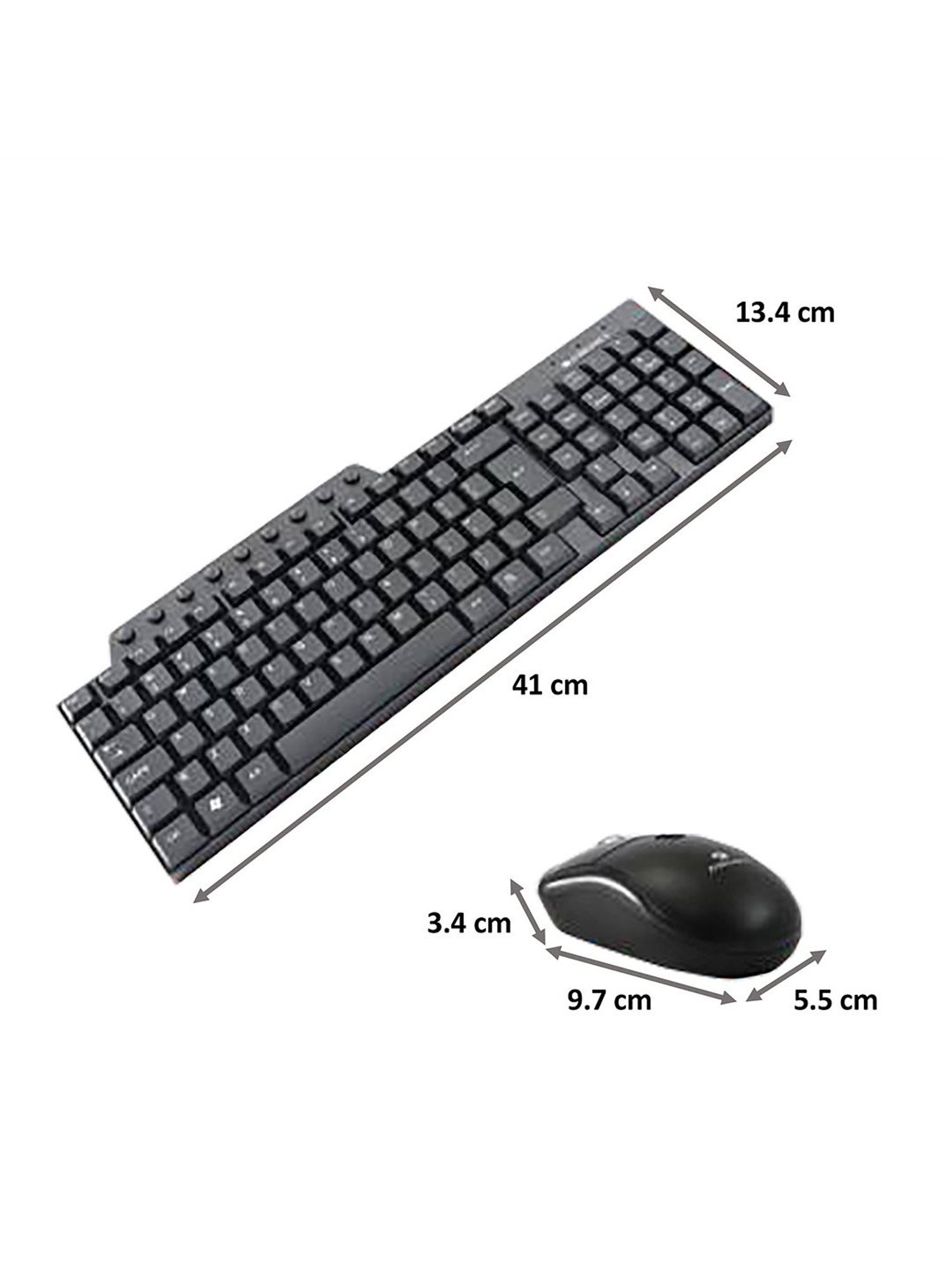 Zebronics Zeb-Judwaa 555 Wired Keyboard & Mouse Combo (Black)