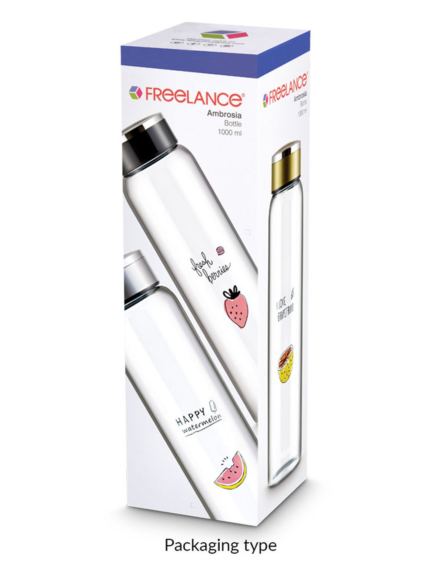 Freelance Dark Blue Glass 600 ml Jars and Container